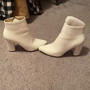 Lulus White Heeled Boots